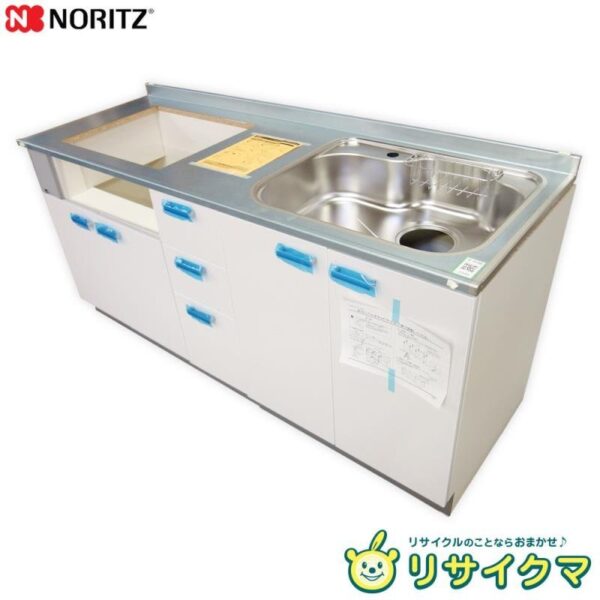 【中古】D▼展示品 ノーリツ システムキッチン 台所 シンク 流し (37080)