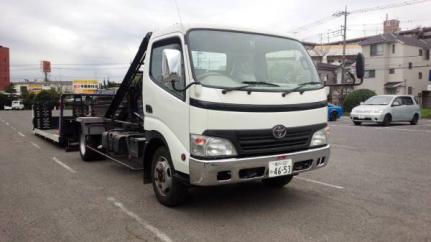 積載車 セーフティーローダー キャリアカー レンタル レンタカー フルフラット 神奈川県横浜市より 不動車 事故車の移動など 陸送 保険料込