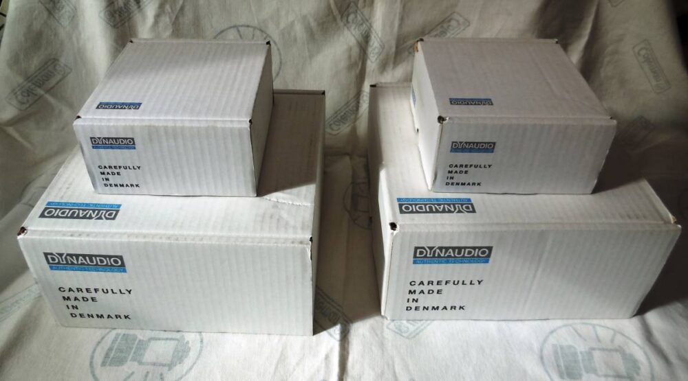 DYNAUDIOスピーカーユニット　D-28/2 & 17W75(4)各２台　未使用ストック品　
