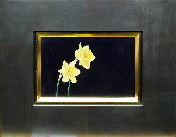 【GLC】名和智明 「花」 油彩SM号 山形出身芸大出身 映像的ではない写実を追及画家