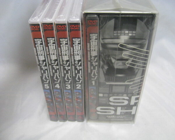 宇宙刑事シャリバン VOL.1～5　収納BOX付き　DVD　新品