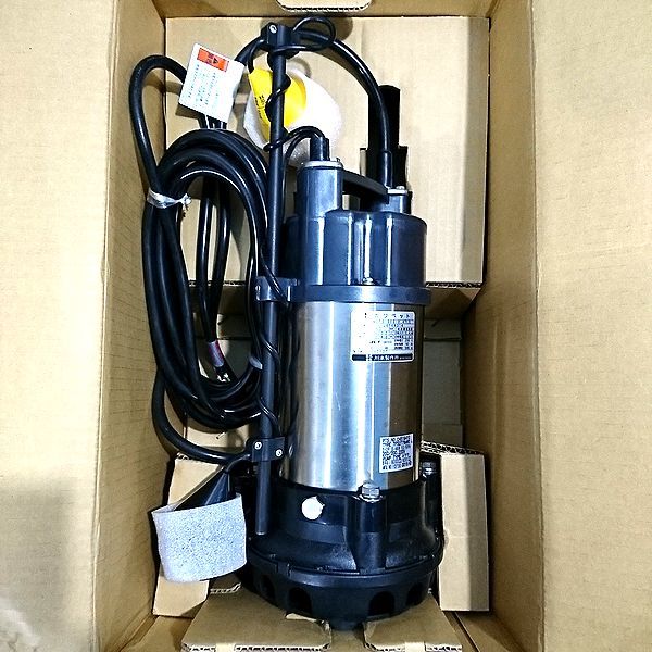未使用 川本 ポンプ WUP3-505-0.4TLG 三相　2玉 自動型 0.4kW 排水 水中　川本製作所　カワペット　即決e
