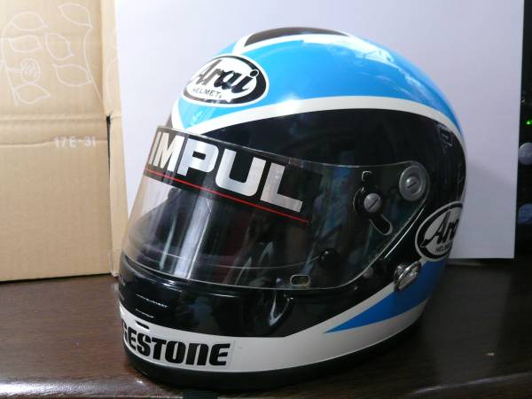 超レア 故 萩原光選手のヘルメット レプリカ製作。