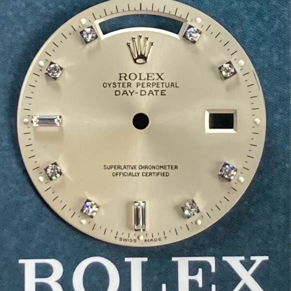 18039 18239 ロレックス デイデイト シルバー文字盤 ダイヤル ROLEX DAY-DATE silver dial cal.3055 3155 tritium ダイヤ Diamond hands