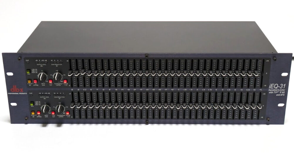 dbx iEQ-31 グラフィックイコライザー グライコ 31BAND 2CH Equalizer Limiter with TYPE Ⅴ NR and AFS