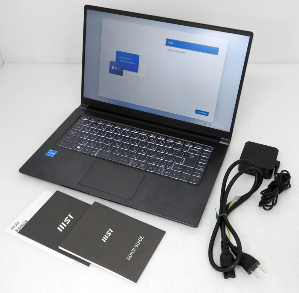 MSI ノートパソコン Modern-15-A11MU-877JP MS-1552 8GB/512GB/Windows11/Core i3-1115G4 3.00GHz