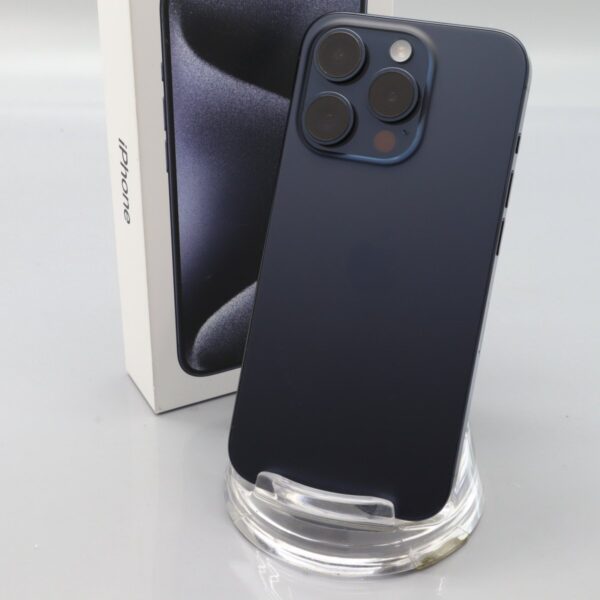 Apple iPhone15 Pro 128GB A3101 MTUA3J/A ブルーチタニウム バッテリ96% ■SIMフリー★Joshin8884【1円開始・送料無料】