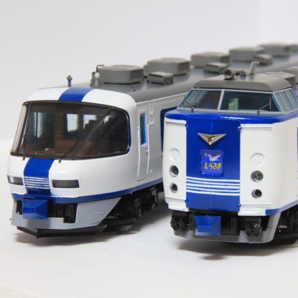 HO 485系 しらさぎ色 Y04編成 あおさぎ色 金沢総合車両所 489系組込 加工品 1/80 16番
