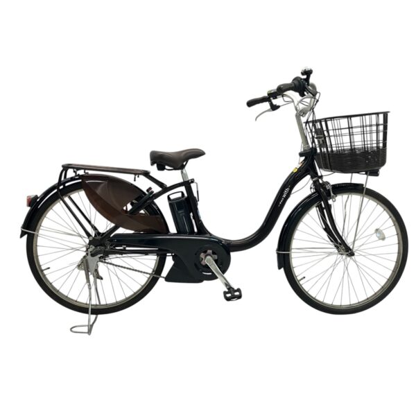 YAMAHA PA24W PAS with 電動アシスト自転車 24インチ ブラウン ヤマハ 中古  C10009642