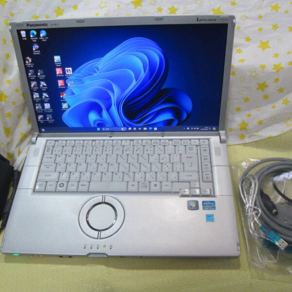即決有/三菱（一部最新）＆キーエンス・PLC＆TP、IAI　ROBOT用・パナノートPC　CF-B11(SSD256G)　WIN11Pro（64bit）おまけ通信ケーブル付属