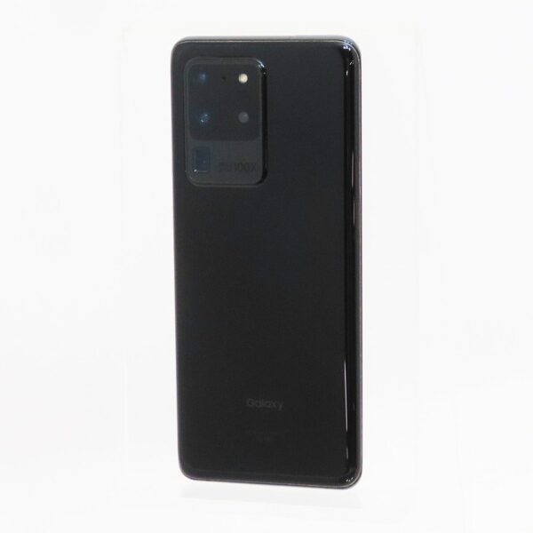 ◇ジャンク【au/SAMSUNG】Galaxy S20 Ultra 5G 128GB SIMロック解除済 SCG03 スマートフォン コスミックブラック　ネットワーク利用制限△