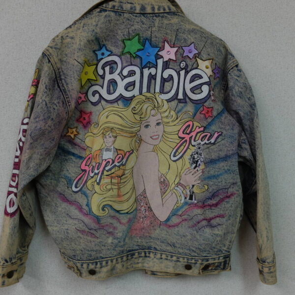 ★☆80sヴィンテージ Barbie　バービーGジャン　XL(16-18)Tony Alamo トニーアラモ？☆★