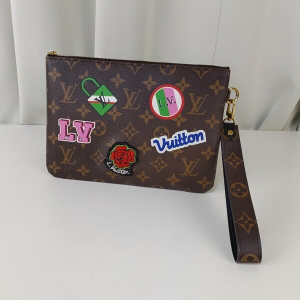 LOUIS VUITTON ルイヴィトン パッチーズ シティーポーチ M63447 モノグラム クラッチ ポーチ