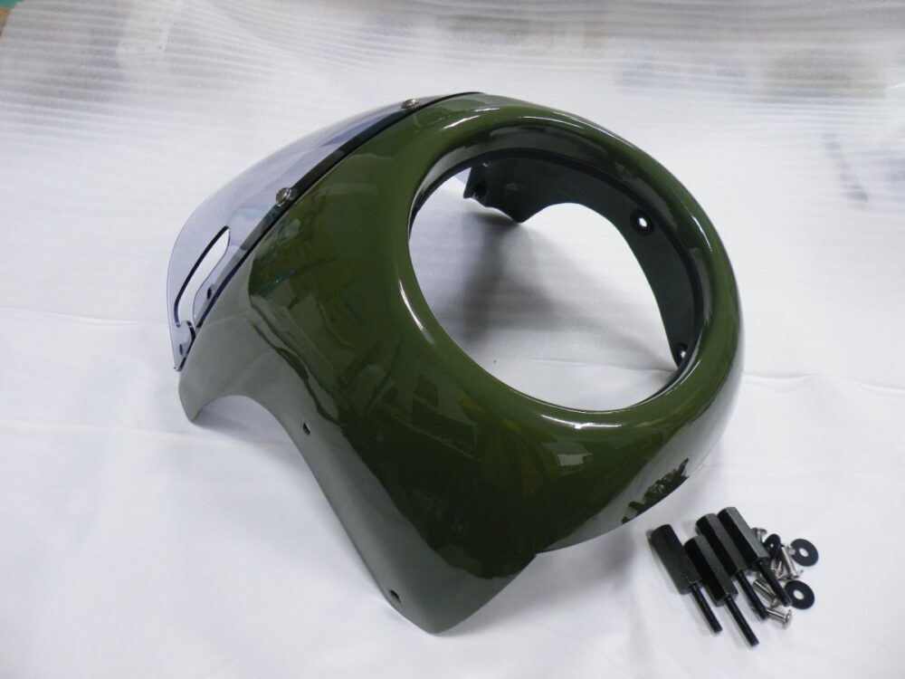 残り２個! 売り切り! ハンターカブ FRP ビキニカウル　フロントマスク　オーガニックグリーン　CT125 CT 125　YY207