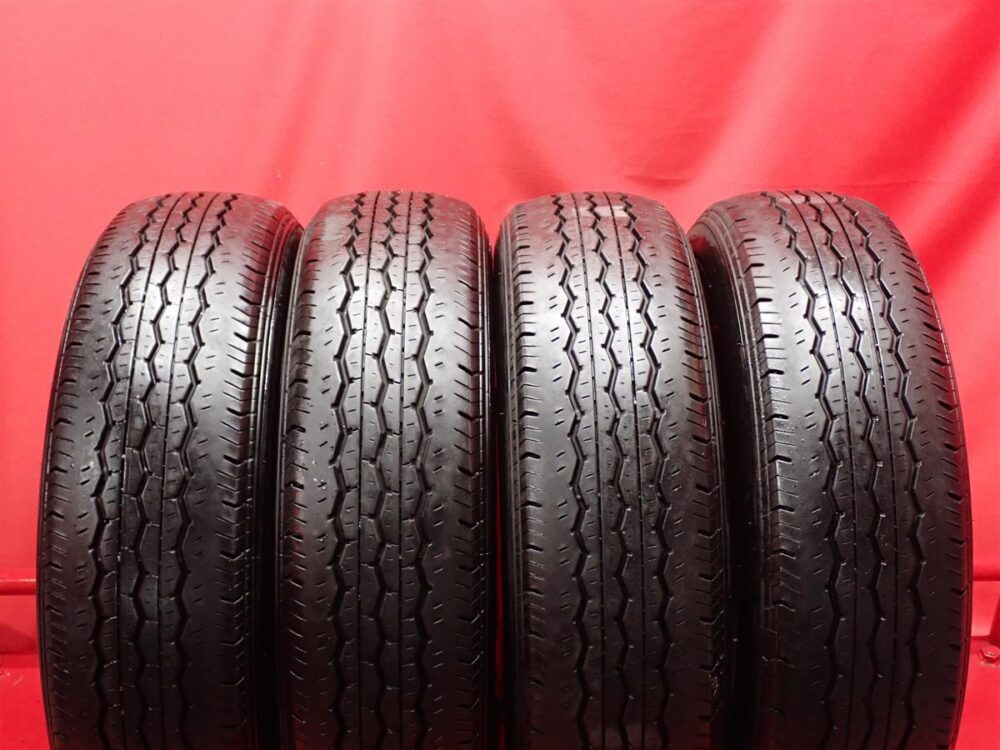 中古タイヤ 4本セット 《 ブリヂストン 》 エコピア RD-613 [ 195/80R15 107/105N ] 8.5/8分山★ 商用車 ハイエース キャラバン コモ n15