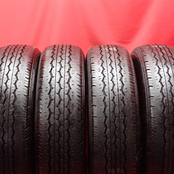 中古タイヤ 4本セット 《 ブリヂストン 》 エコピア RD-613 [ 195/80R15 107/105N ] 8.5/8分山★ 商用車 ハイエース キャラバン コモ n15