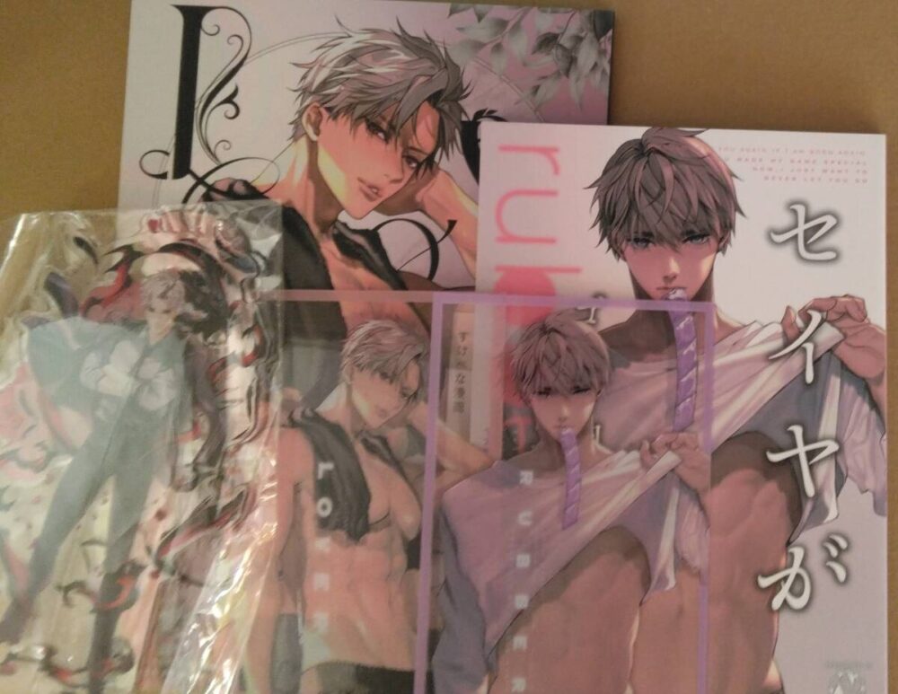 10/27 スパーク レンアイ深化論 恋と深空 同人誌 新刊 LOVER シン主 既刊 rubber セイ主 ノベルティ付 アクスタ シン 花とにゃぽ ウル