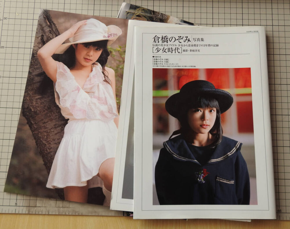 倉橋のぞみ写真集「少女時代」ジャンク品　　おまけ付き 自炊のなれの果て