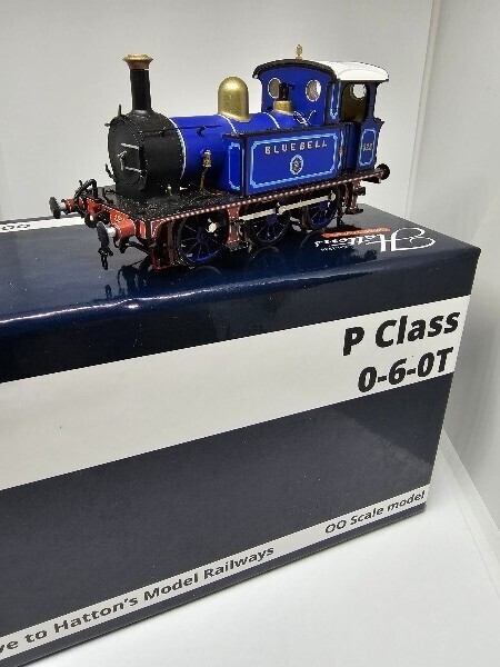 Hattons OOゲージ SECR P Class 0-6-0T 323 Bluebell in Bluebell Railway lined blue HOゲージ 動作確認済 蒸気機関車