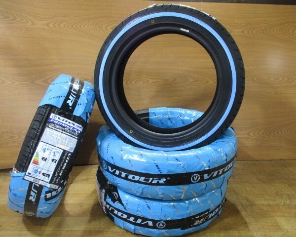 即納 在庫有り 軽四 新品 ホワイトリボン タイヤ VITOUR 4本 165/55R15 ハイゼット アトレー キャリィ エブリイ ピクシス N-VAN アクティ