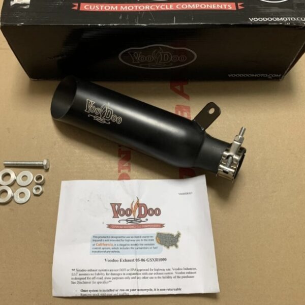 超美品☆ブードゥー（VooDoo ）GSX-R1000/GSXR1000/K5 K6/05 06年式サイレンサー/マフラー☆希少品☆爆音　