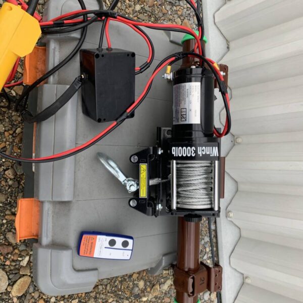 電動（１２Ｖ）ウィンチ　軽トラ　鳥居取り付けタイプ　プチおまけ