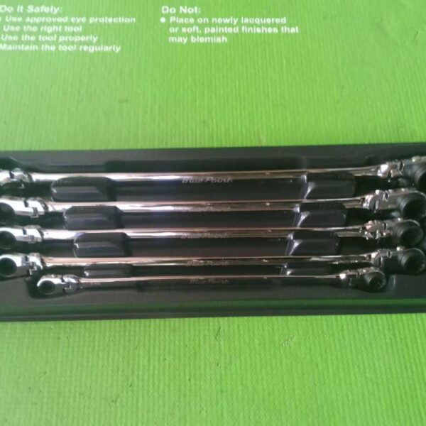 ブルーポイント（SNAP-ON) 首振りエキストラロングラチェットレンチセット　BOERMLD705　パッケージ無いです