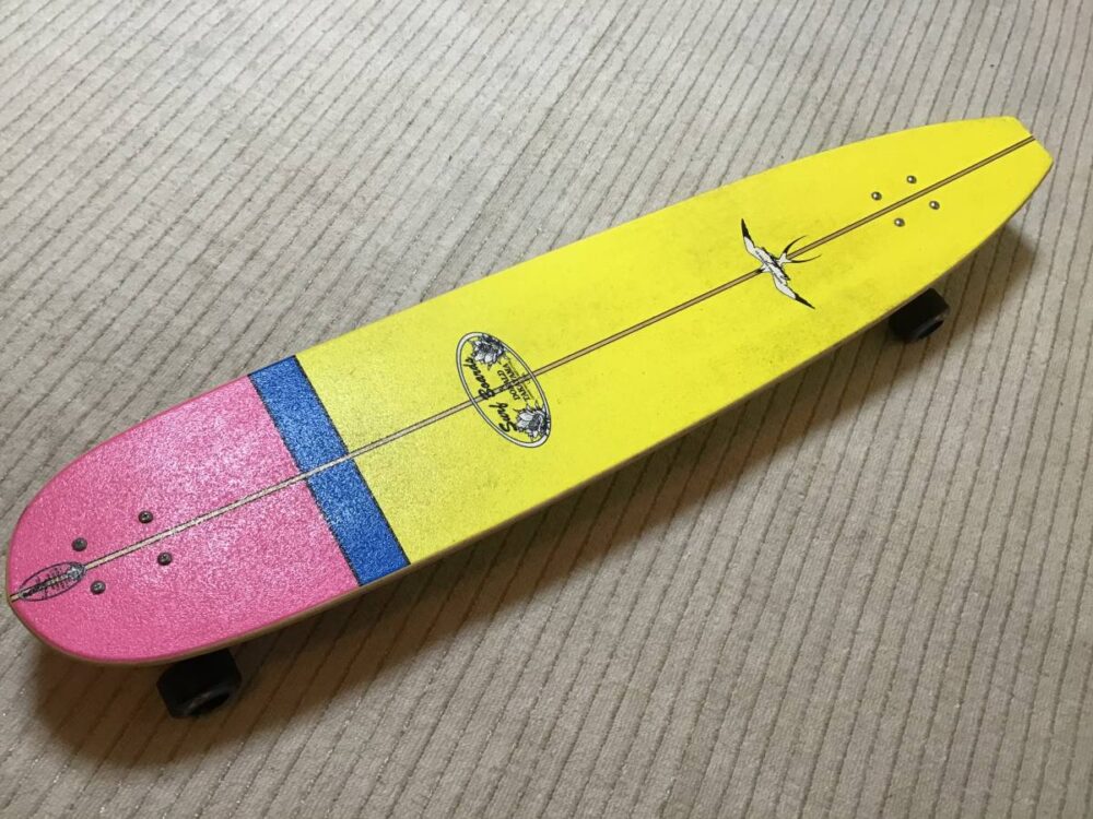 美品　ドナルドタカヤマ　ロングスケートボード　インザピンク　donald takayama in the pink longskateboard