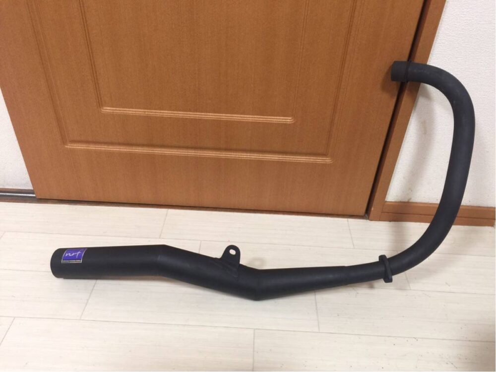 nrf☆FTR223/cb223ショート管マフラー☆美品 耐熱再塗装済み
