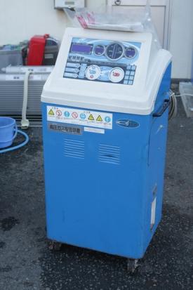 現状!! 中古 エアコンフレッシャー フロンガス充填装置 エムケー精工 AF-2000Z 100V 冷房 HFC-134a カーメンテナンス 自動車整備機械