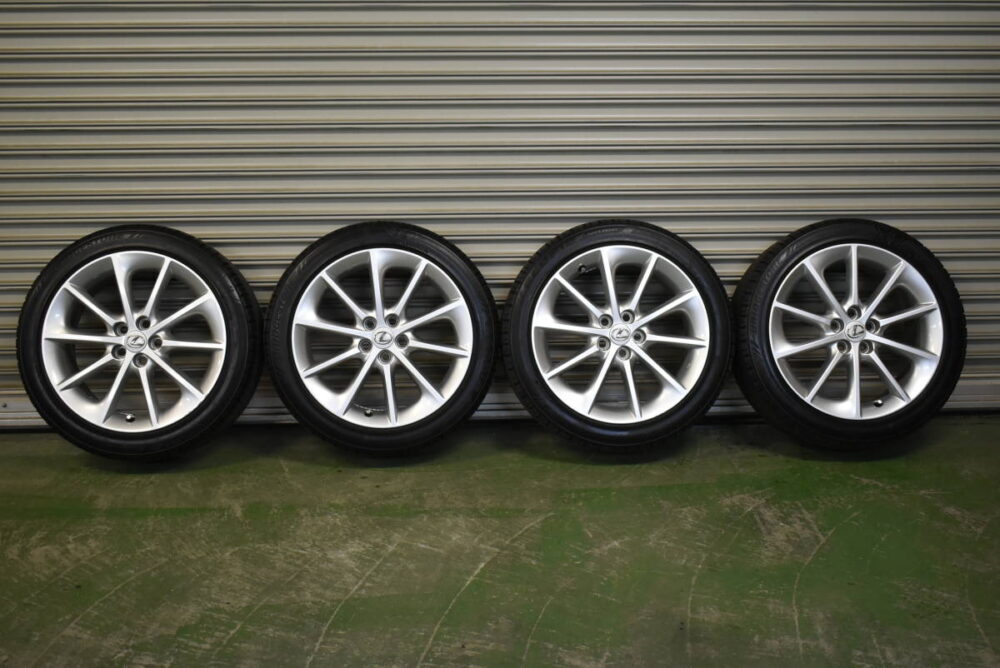 ☆レクサス CT200ｈ純正１７インチアルミ4本セット215/45/17 PCD100 プリウス ウィッシュ レガシー 86☆