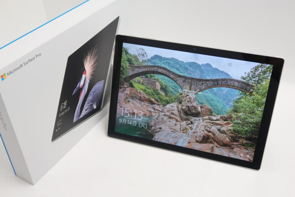 ■09-1403】大容量バッテリー タブレット Microsoft SURFACE Pro5 1796 第7世代 ｍ3-7Y30 4GB SSD 128GB 12型 Windows 10 カメ�