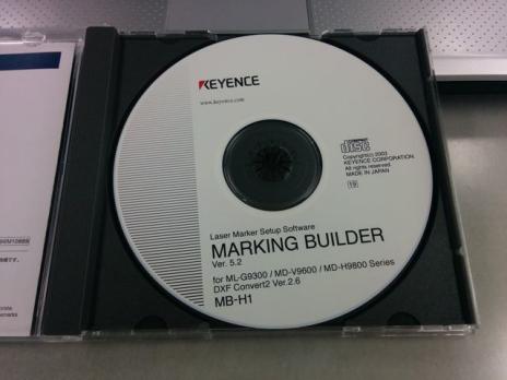 【限定1】KEYENCE MARKING BUILDER MB-H1 キーエンス マーキングビルダー ML-Gシリーズ CO2 レーザーマーカ 設定ソフト PC パソコン