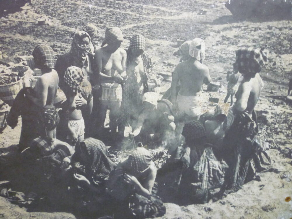 昭和３０年代の海女の写真