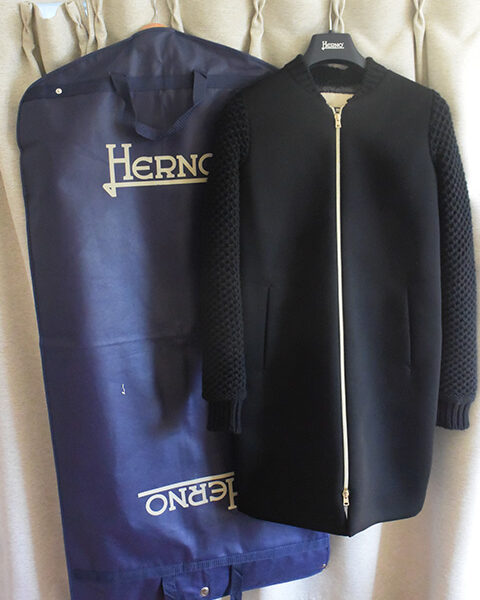 新品！HERNO ヘルノ2017～18aw ニット切替 ダウン ３８