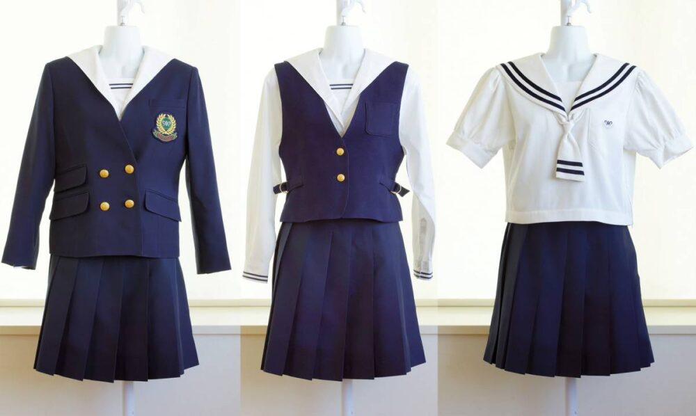 ★大分県 大分高校 [現行制服 小さめサイズ] 冬服夏服 森英恵ブランド ※注記あり