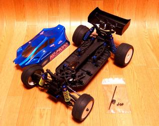 京商 レーザー ZX5 FS ボディ付 シャーシセット 美品 4WD オフロード バギー