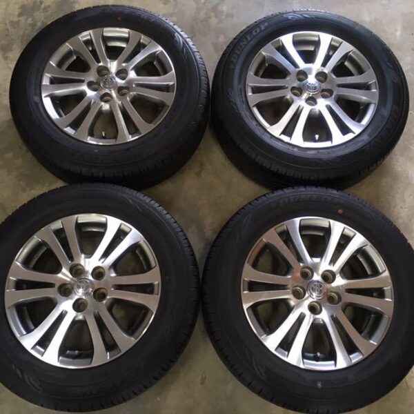 トヨタ純正 15インチ PCD100 5穴 195/65R15 プレミオ ウィッシュ プリウスなど 4本セット