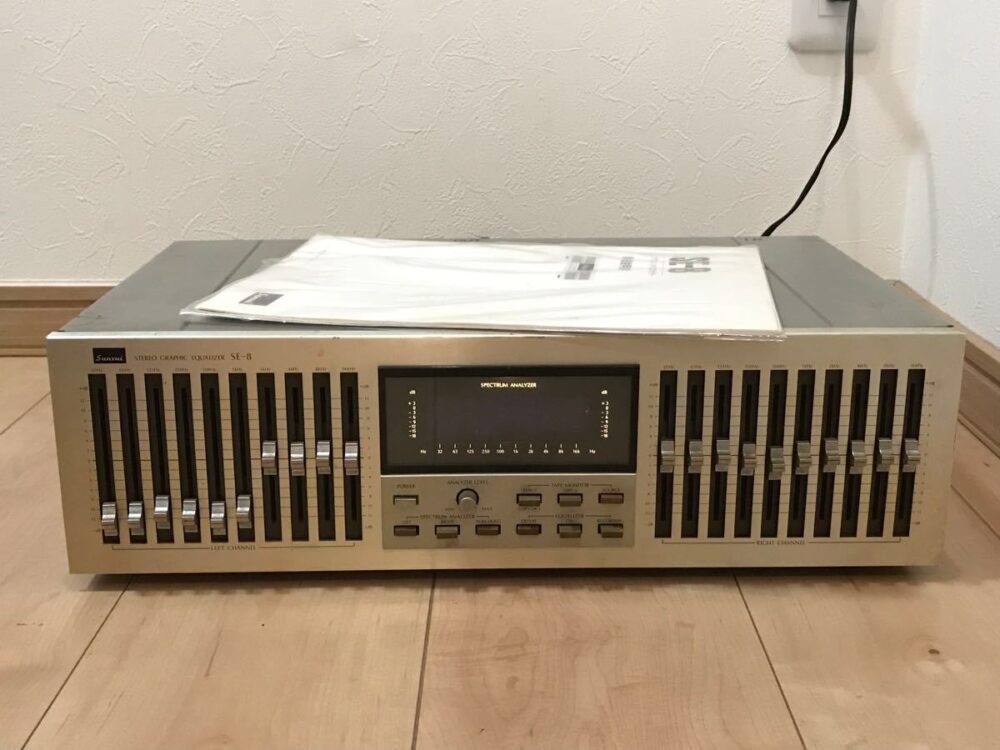 グラフィックイコライザー SANSUIサンスイ SE-8 説明書付き