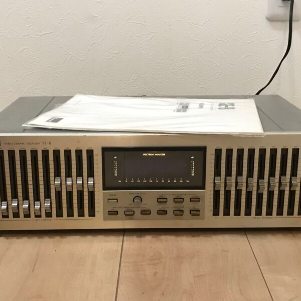 グラフィックイコライザー SANSUIサンスイ SE-8 説明書付き