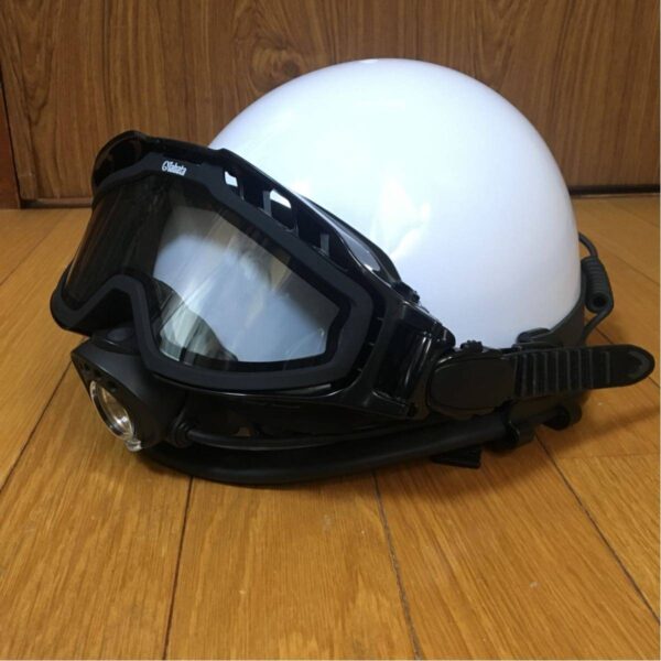 消防 ヘルメット 保安帽 救助隊 レスキュー隊 救急隊 ゴーグル ヘッドライト チンカップ