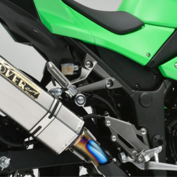 新品 OVER ninja250 '13～ チタンスリップオンマフラー