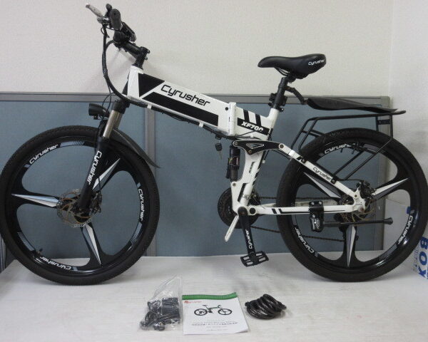 ★Cyrusher/セラショウ/折りたたみ電動自転車/XF700/充電器付属★かんたん整備後乗車OK★