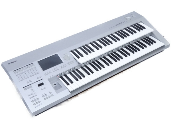 中古 YAMAHA ヤマハ D-DECK DDK-7 エレクトーン デュアルマニュアル キーボード 49鍵+61鍵 直 N3594144