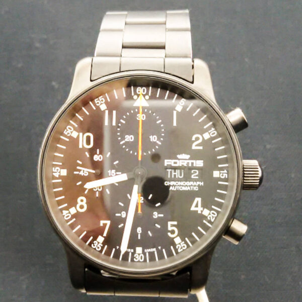 【OH済み】 フォルティス FORTIS 597.18.141 腕時計 クォーツ クロノグラフ
