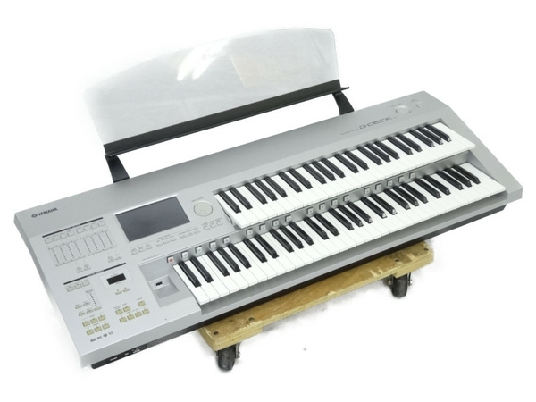 中古 YAMAHA ヤマハ D-DECK DDK-7 エレクトーン デュアルマニュアル キーボード 49鍵+61鍵 直 N3347317